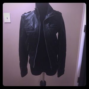 EUC Faux Leather Jacket